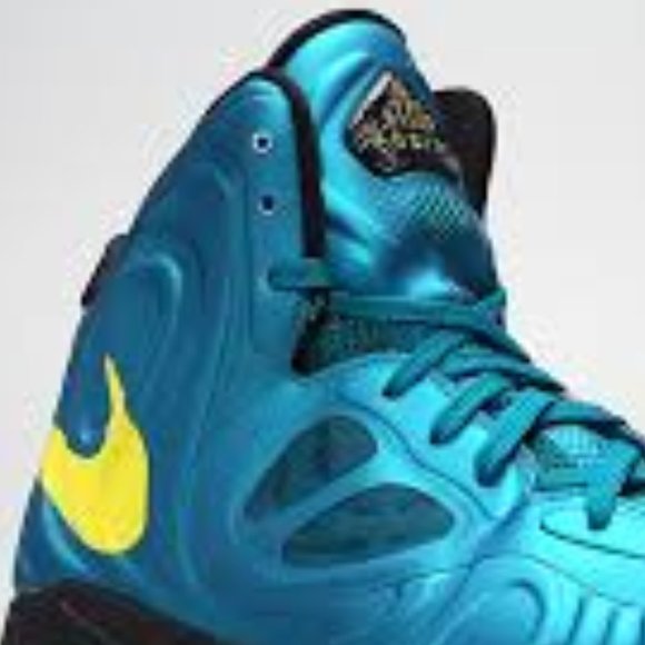 Nike Air Max Hyperposite 524862 303 Tropical Teal Yellow  Sneakers Shoes Men 10